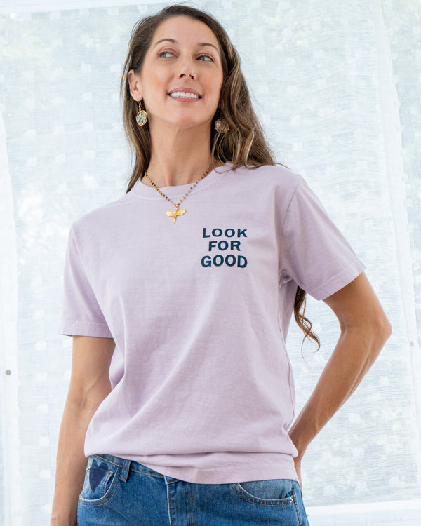 Look For Good Lavender Unisex Tee