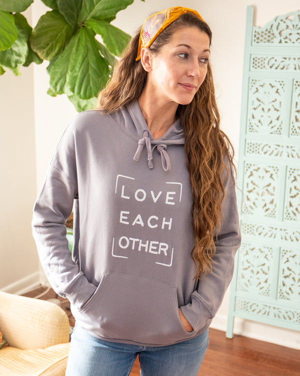 Love Each Other - Grey Unisex Hoodie