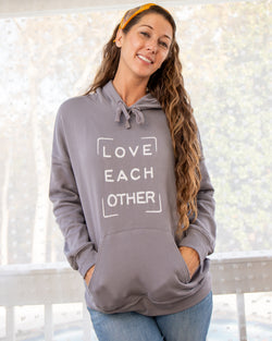 Love Each Other - Grey Unisex Hoodie