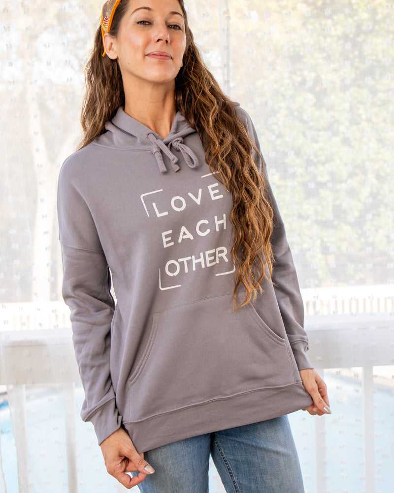 Love Each Other - Grey Unisex Hoodie