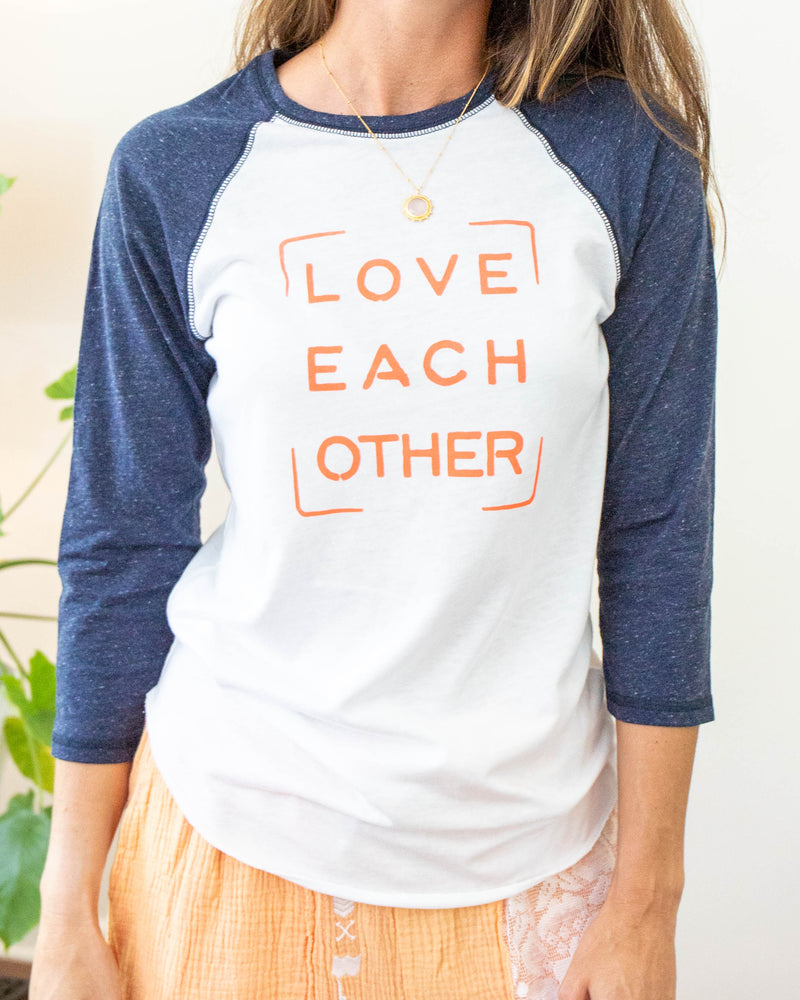 Love Each Other Baseball Tee