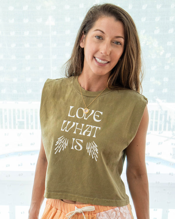 Love What Is  - Heavyweight Muscle Tee