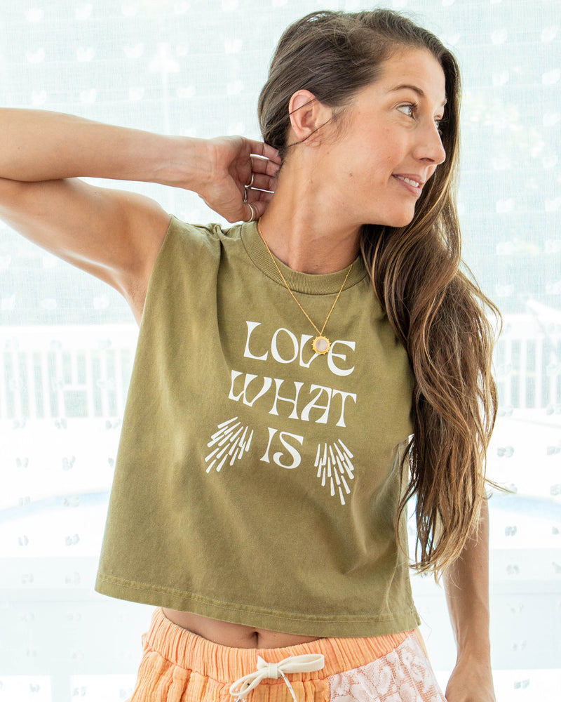 Love What Is  - Heavyweight Muscle Tee