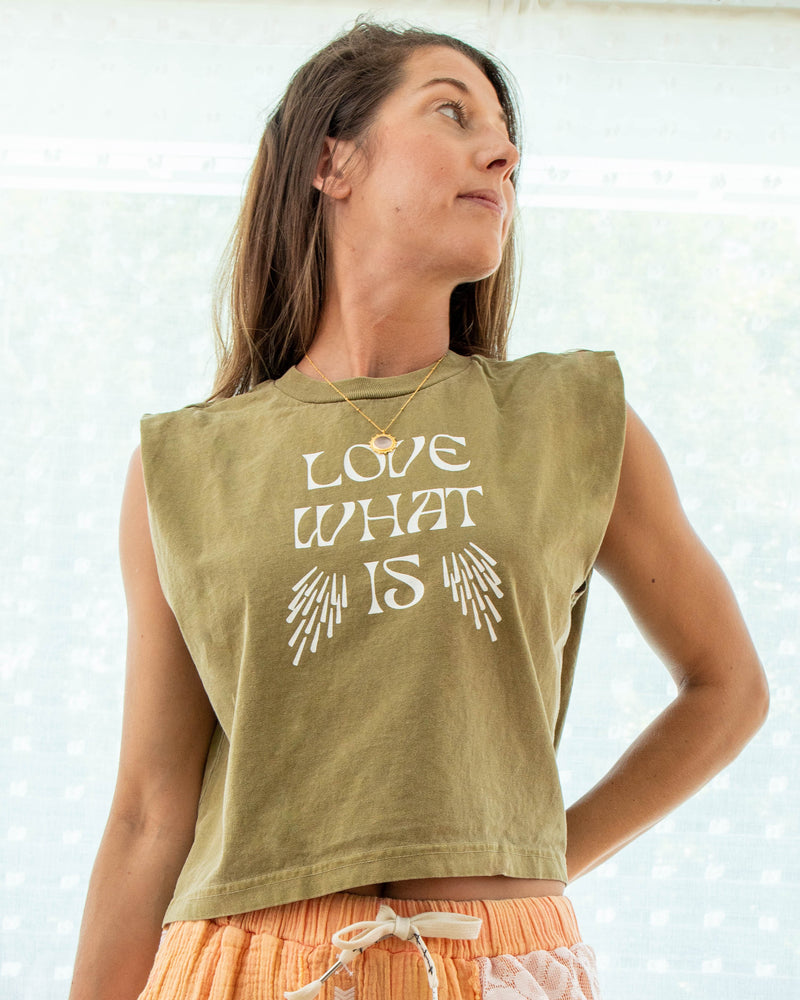 Love What Is  - Heavyweight Muscle Tee