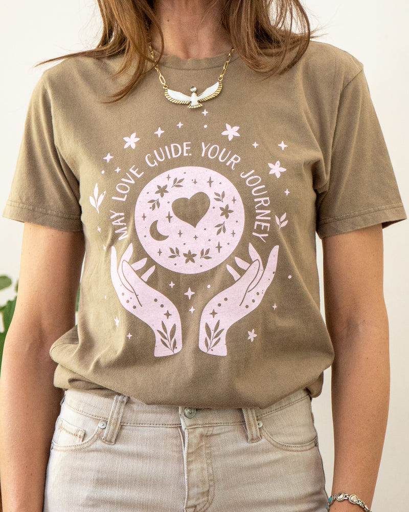 May Love Guide Your Journey - Java Cotton Tee