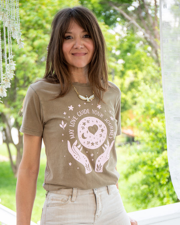 May Love Guide Your Journey - Java Cotton Tee