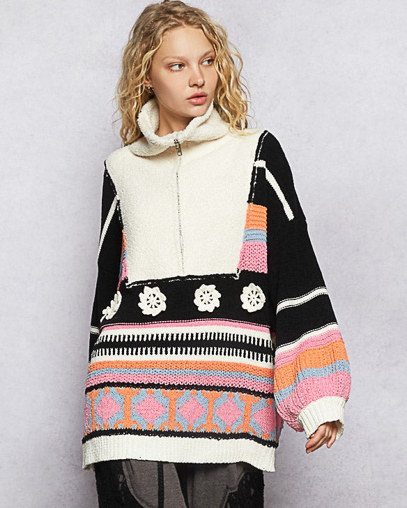 Allsort Oversized Pullover Sweater