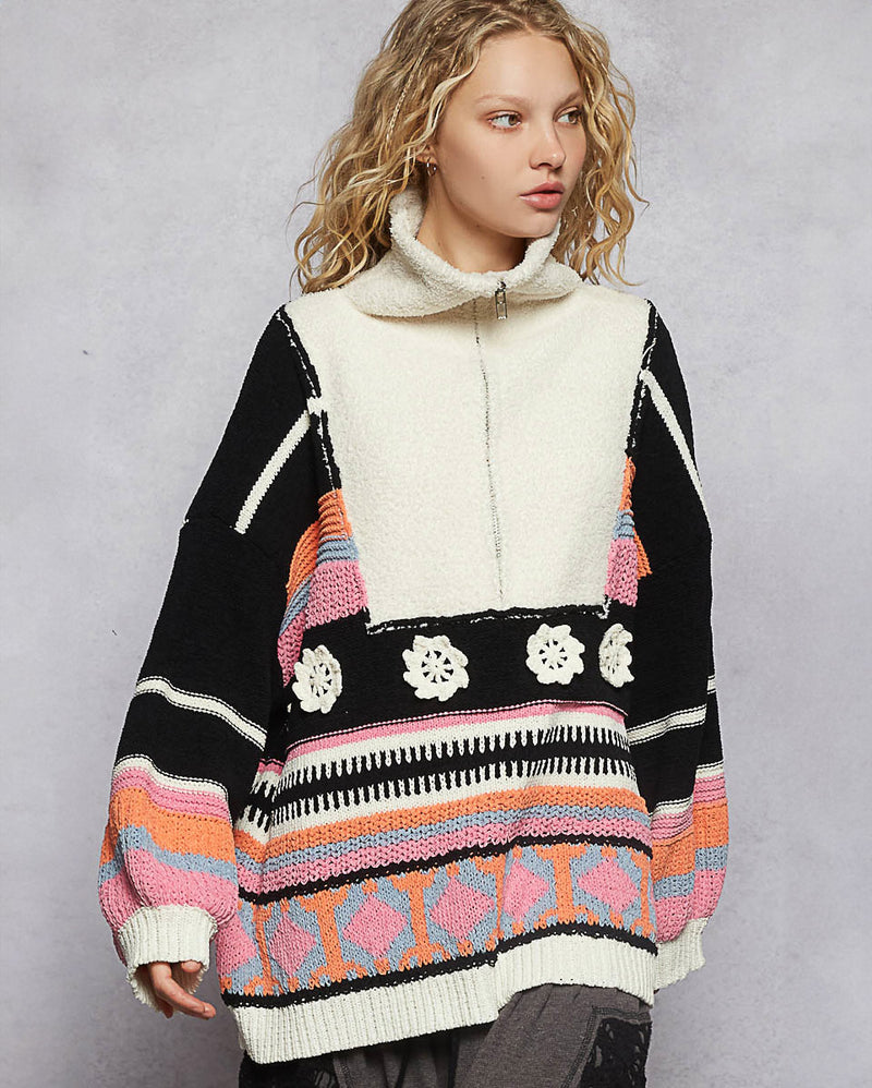 Allsort Oversized Pullover Sweater