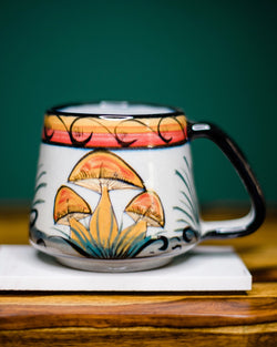 Art Pottery Mushroom Mug
