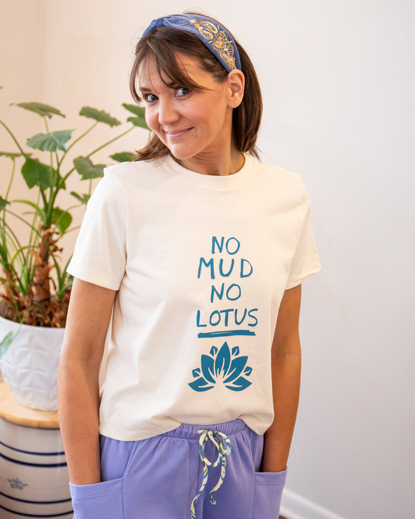 No Mud No Lotus - Heavyweight Cotton Tee