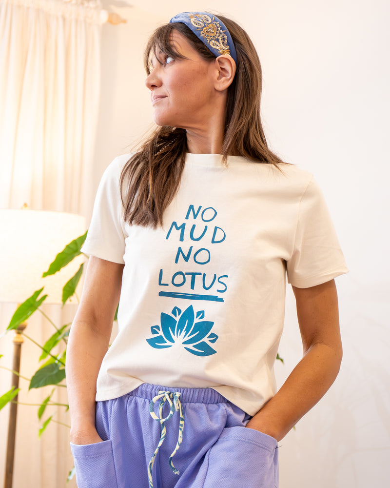 No Mud No Lotus - Heavyweight Cotton Tee