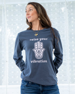 Raise Your Vibration Unisex Long Sleeve Tee