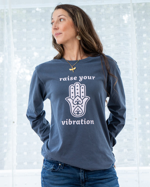 Raise Your Vibration Unisex Long Sleeve Tee