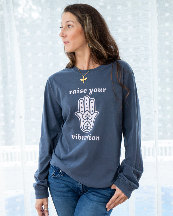 Raise Your Vibration Unisex Long Sleeve Tee