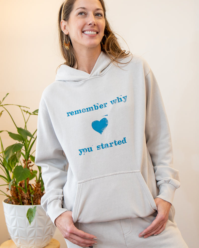 Remember Why You Started ~ Unisex Hoodie