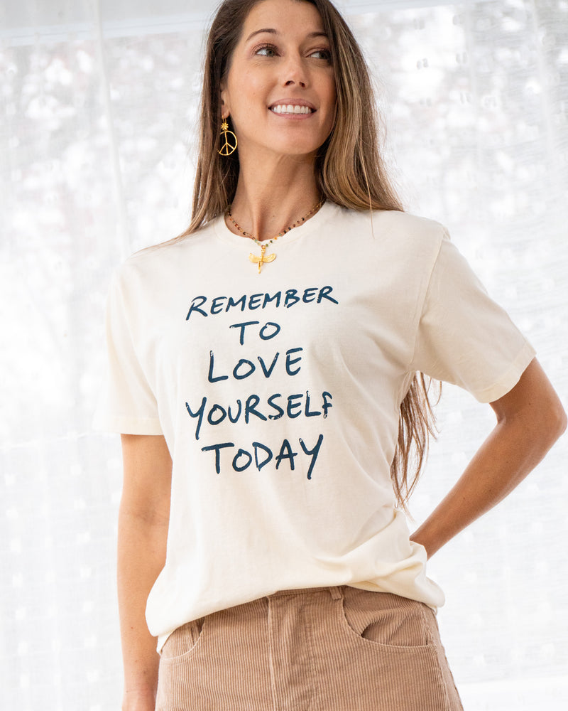 Remember to Love Yourself Today Cotton Tee