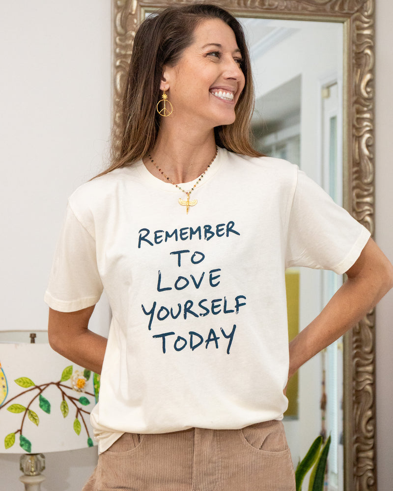 Remember to Love Yourself Today Cotton Tee