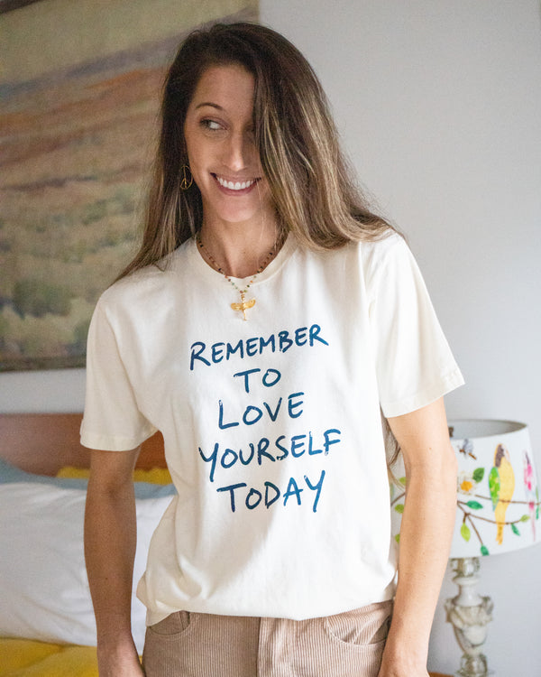 Remember to Love Yourself Today Cotton Tee