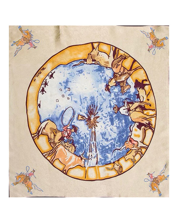 Windmill Cowgirl Silk Scarf