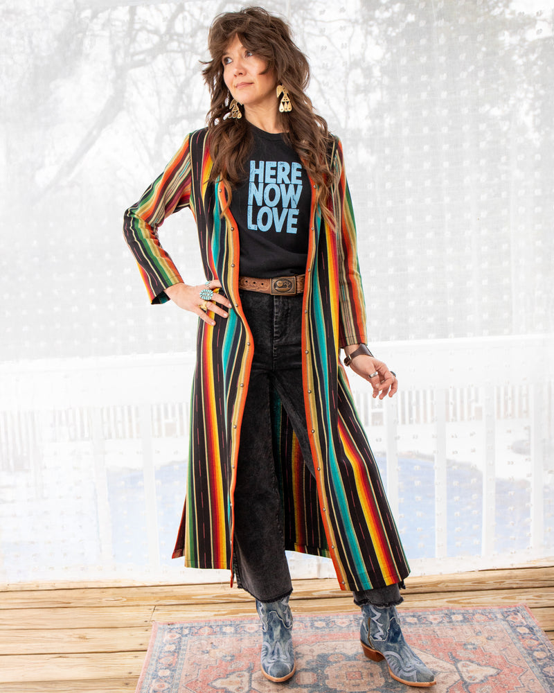 Serape Longline Duster