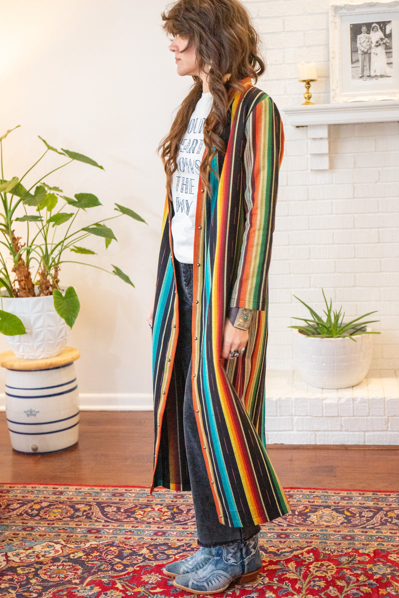Serape Longline Duster