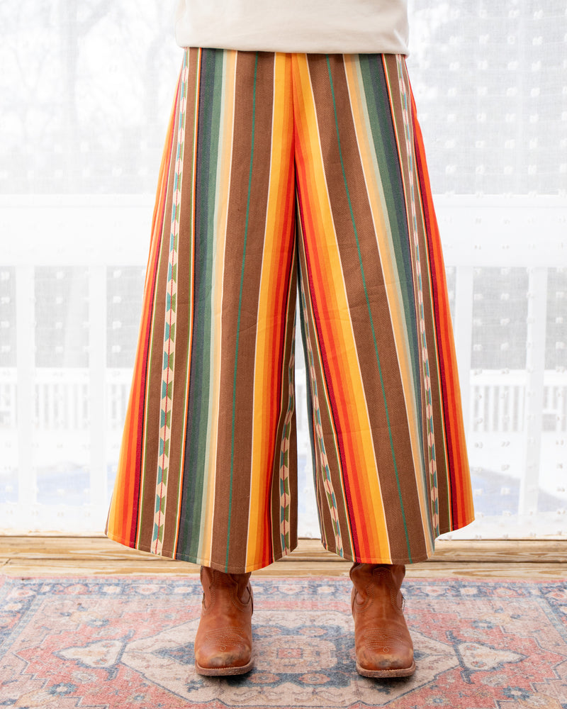Serape Cropped Pants