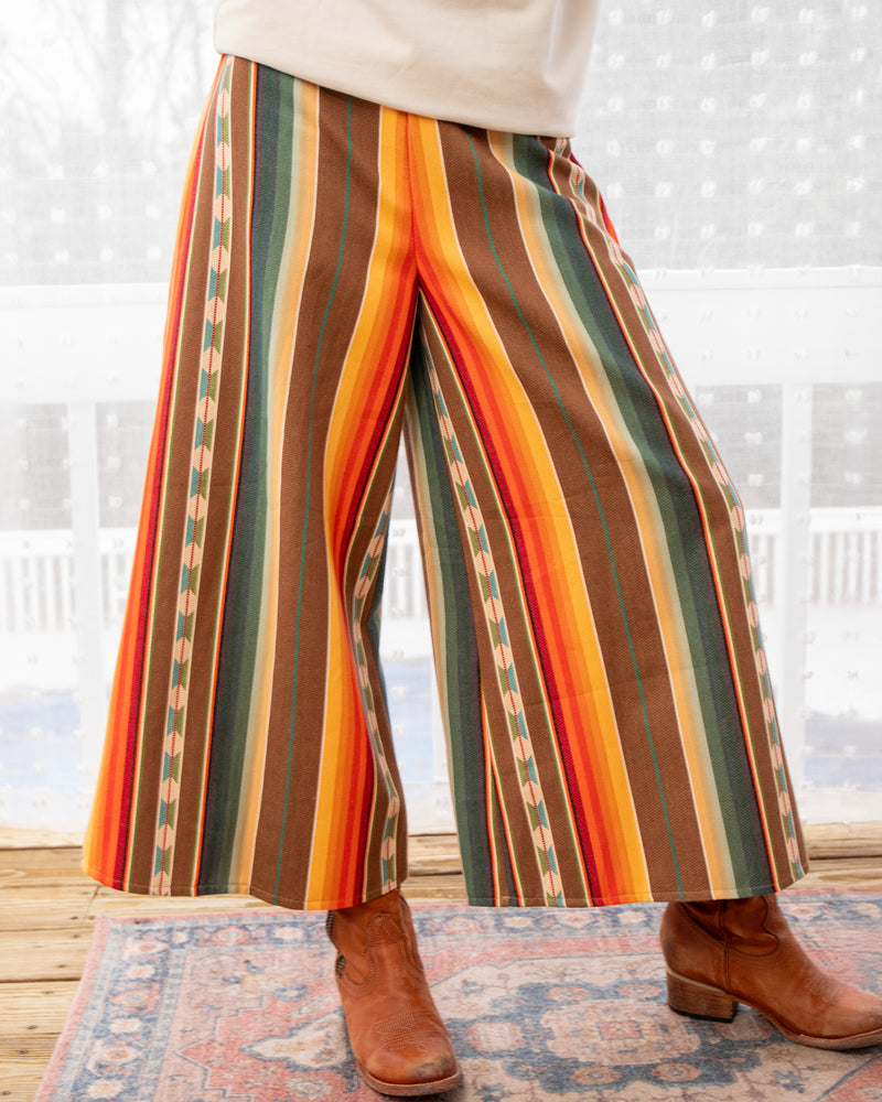 Serape Cropped Pants