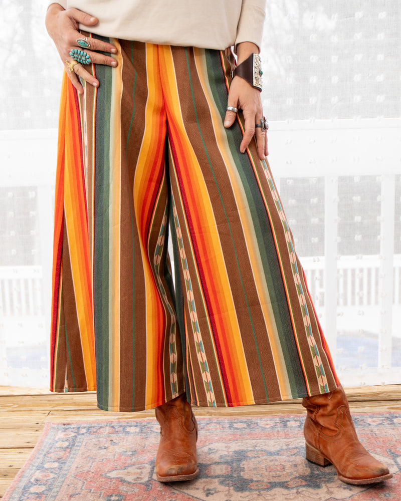 Serape Cropped Pants