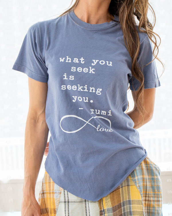 What You Seek Is Seeking You - Cotton Tee