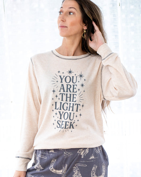 You Are The Light You Seek - Oatmeal Thermal