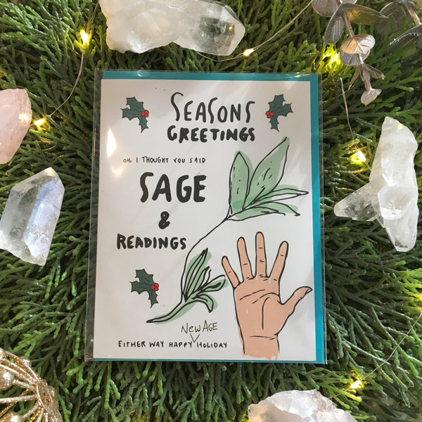 Season Greetings / Sage & Readings Holiday Card