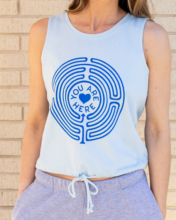 You Are Here Labyrinth - Drawstring Tank