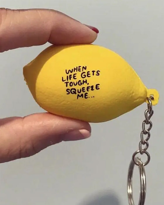 When Life Get's Tough, Squeeze Me Lemon Stress Ball