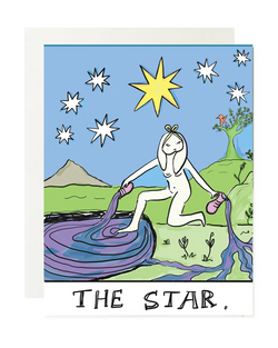 Queen Bun Bun, The Star Greeting Card