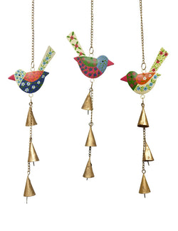 Hand Painted Enamel Bird Chime