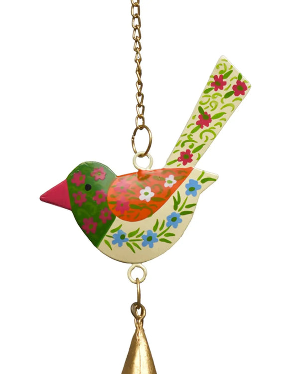 Hand Painted Enamel Bird Chime