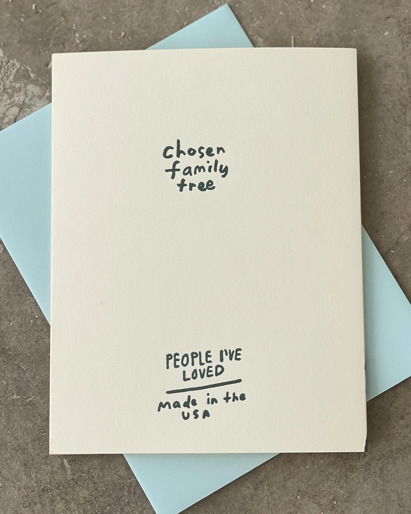 Chosen Family Tree Christmas Card