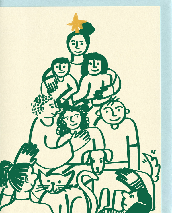 Chosen Family Tree Christmas Card