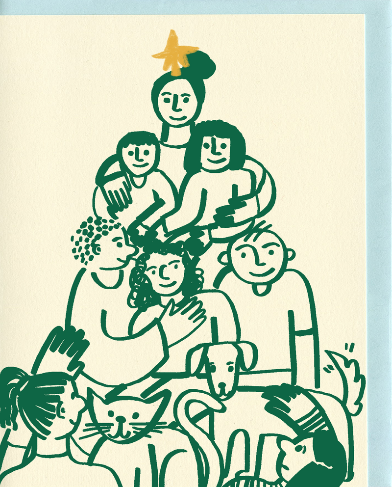 Chosen Family Tree Christmas Card