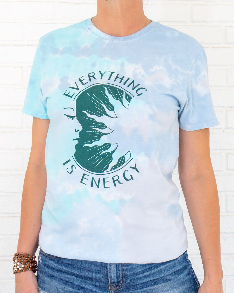 Everything is Energy - Green Dream Tie Dye Tee
