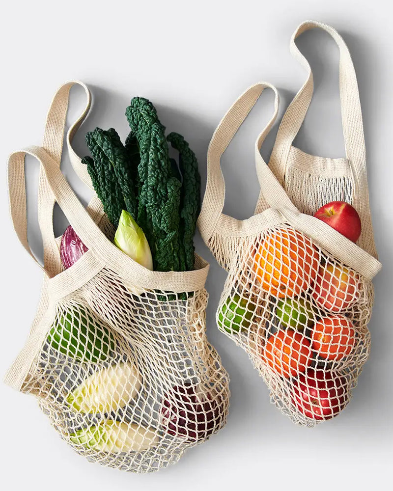 Set of 2 Cotton Market Bags