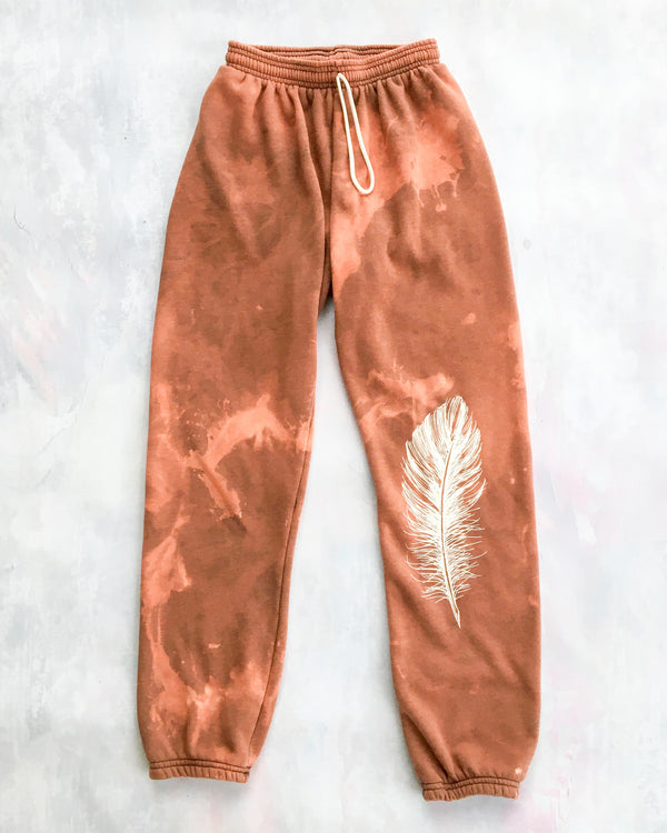 Feather-  Bleached Old School Sweatpants