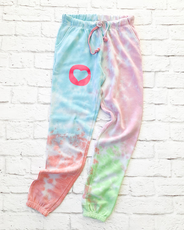 Cotton Candy Dip-Dyed Sweats
