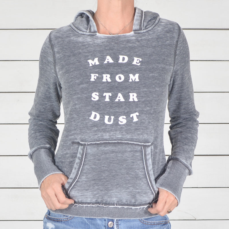 Made From Star Dust - Coal Burnout Pullover Hoodie