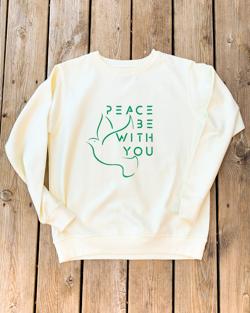 Peace Be With You Buttercup Sweatshirt