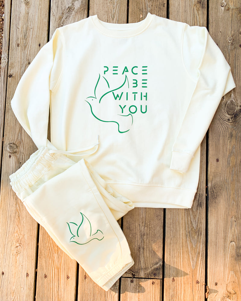 Peace Be With You Buttercup Sweatshirt