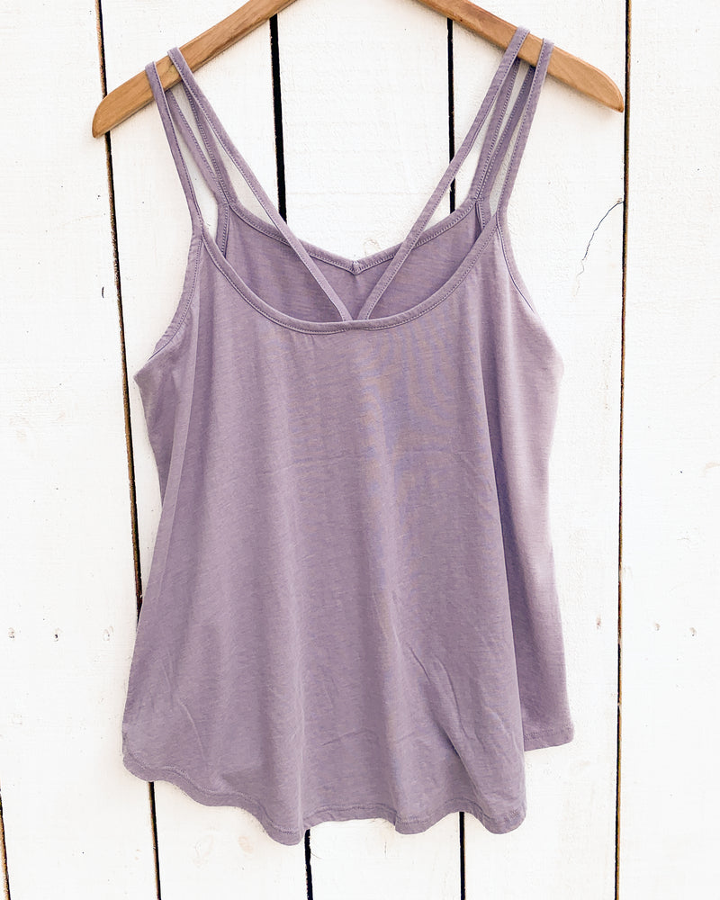 We Are One - Stormy Grey Strappy Tank